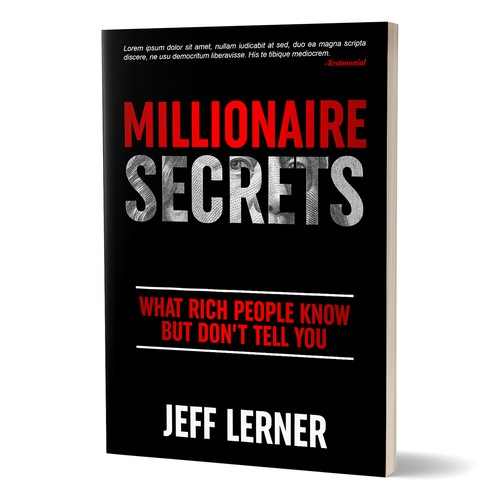 Money design with the title 'Book cover'