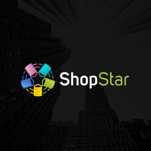 Bag logo with the title 'ShopStar'