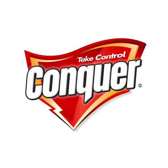 Pest control design with the title 'Conquer Logo'