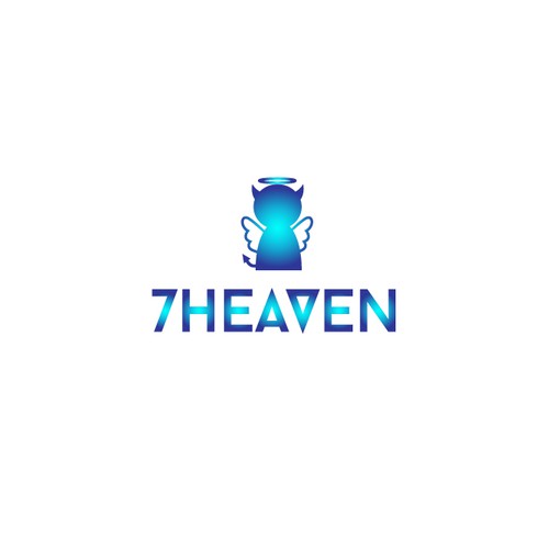 Angel design with the title 'logo'