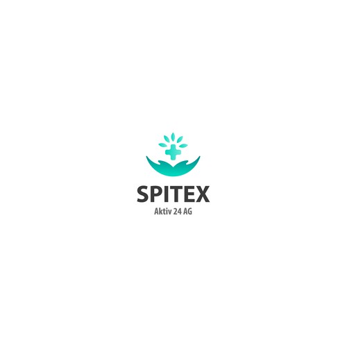 Nurse logo with the title 'Logo consept for "Spitex Aktiv 24 AG"'