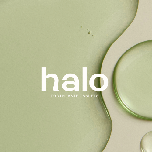 Toothpaste logo with the title 'Logo for toothpaste tablets brand'