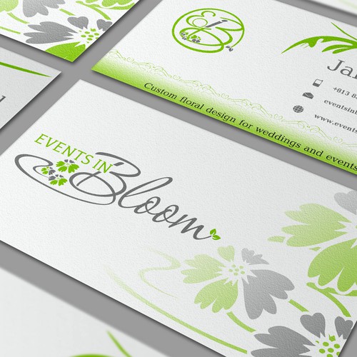 Florist design with the title 'Event in Bloom'