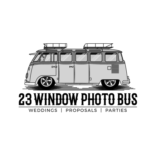Bus logo with the title 'logo for 23 window BUS'