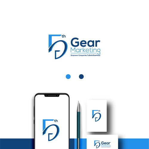 Presentation logo with the title '5th Gear Marketing'