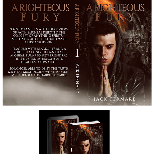 Dark fantasy book cover with the title 'Book Cover Concept 12'