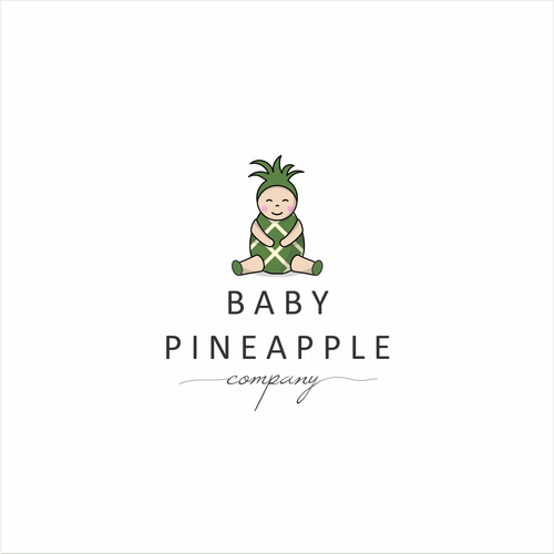 Baby design with the title 'Sweet logo for baby products'