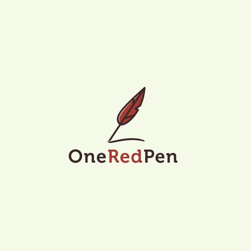 Writing design with the title 'pen logo'