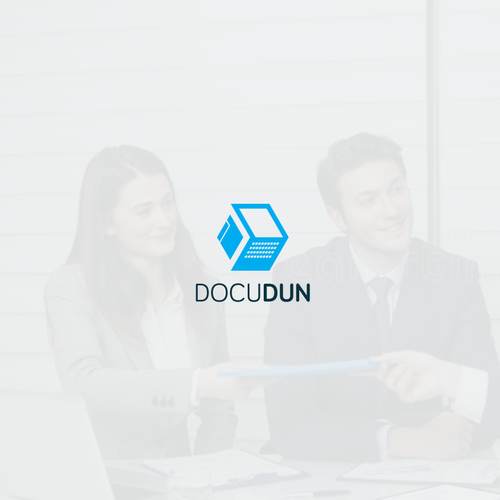 Folder design with the title 'DocuDun'