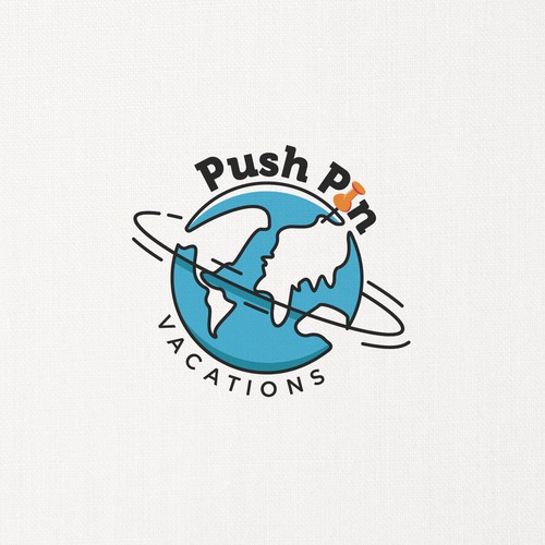 Pin design with the title 'Logo design for a brand new travel business venture'