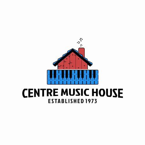 Fencing logo with the title 'Centre Music House'