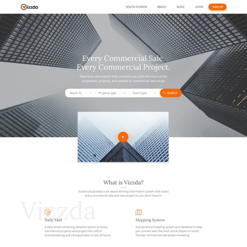 Redesigned website with the title 'Homepage Revision for National Data Provider'