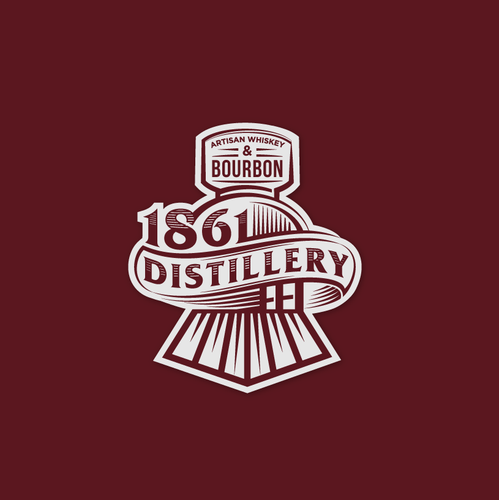 Whiskey brand with the title 'whiskey logo'