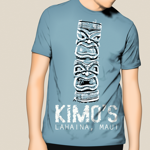 Tiki design with the title 'Tiki Thsirt'