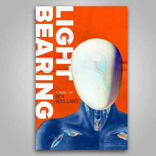 Science-fiction book cover with the title 'Light Bearing | Book Cover'