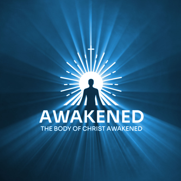Religion design with the title 'Awakened'