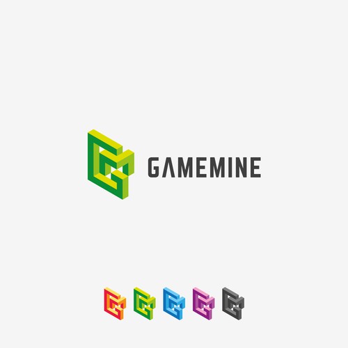 Game brand with the title 'Logo for gaming company'