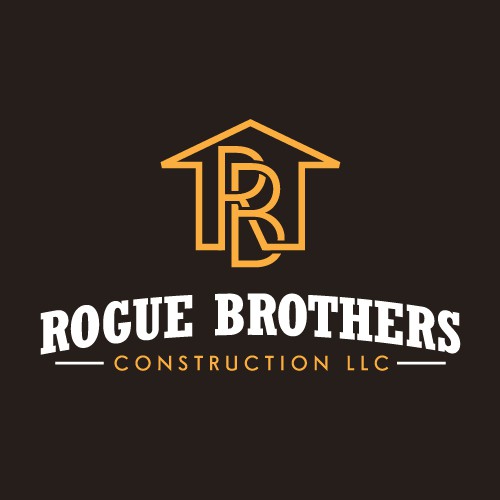 Roof design with the title 'Logo for a residential construction company'