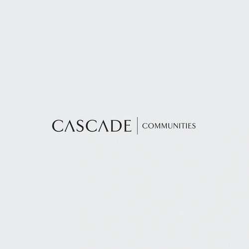 Exclusive brand with the title 'Cascade Communities Logo'