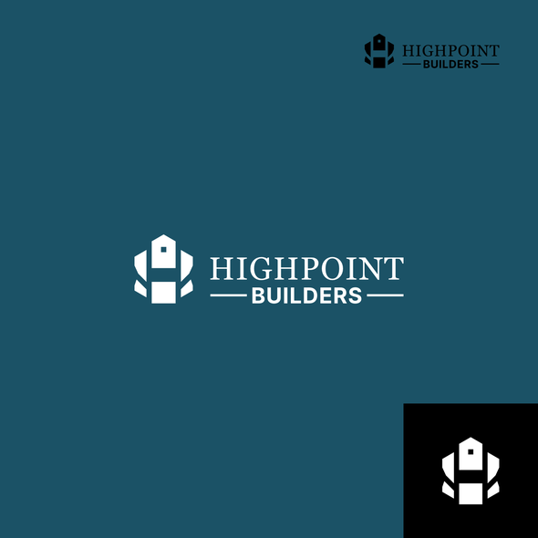Window brand with the title 'Logo for a construction company.'