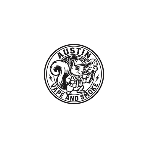 Squirrel logo with the title 'Squirrel Mascot'