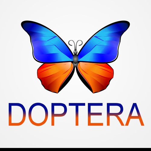 Bug logo with the title 'Doptera'
