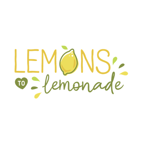 Lemonade logo with the title 'lemons to lemonade'