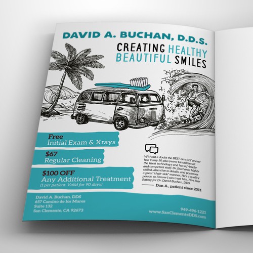 Magazine ad design with the title 'Magazine ad'