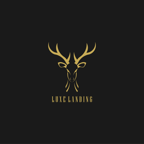 Golden ratio logo with the title 'Luxe Landing.'