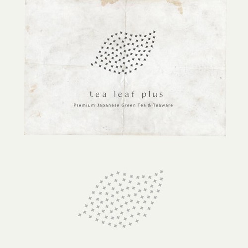 Tea logo with the title 'tea leaf plus'