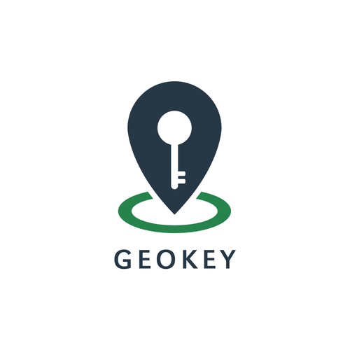 Navy design with the title 'Geokey'