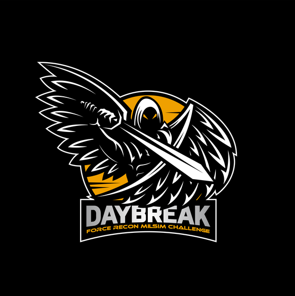 Patch logo with the title 'Daybreak 3 Logo Project'