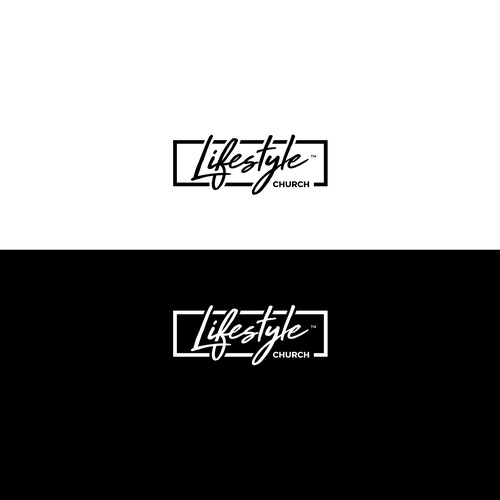 Script font design with the title 'Lifestyle Church'