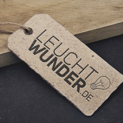 Shop brand with the title 'Logo-Entwurf Firma Leuchtwunder'
