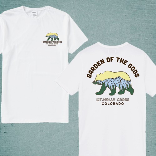 Bear t-shirt with the title 'Outdoor T shirt Design'