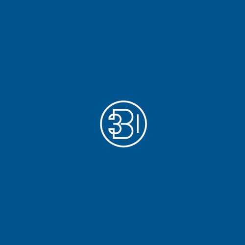 Letter design with the title 'Letters 3 B and 1'