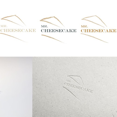Cheesecake design with the title 'Mr. Cheesecake'