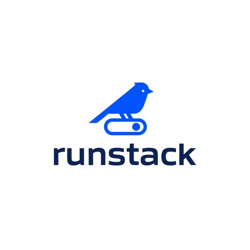 Dash logo with the title 'runstack logo proposal'