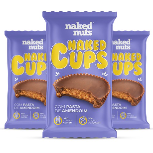 Biscuit packaging with the title 'Cool Peanut Butter Cups'