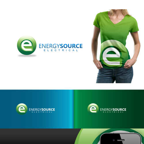 Recycling logo with the title 'Energy Source'