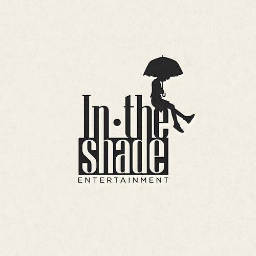Black logo with the title 'In the Shade Entertainment Logo '