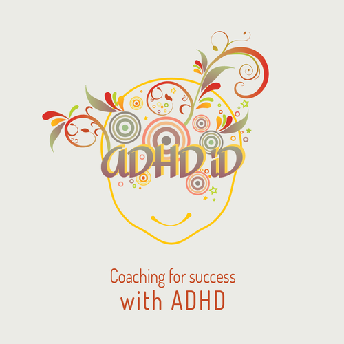 Filigree logo with the title 'Logo design for ADHD Coaching'