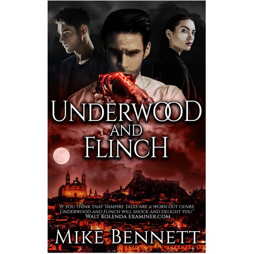 Vampire book cover with the title 'Underwood and Flinch'