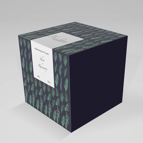 Pattern packaging with the title 'Carton design for The Shea Company'