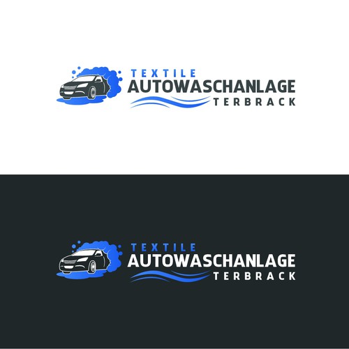 Carwash logo with the title 'Textile Autowash'