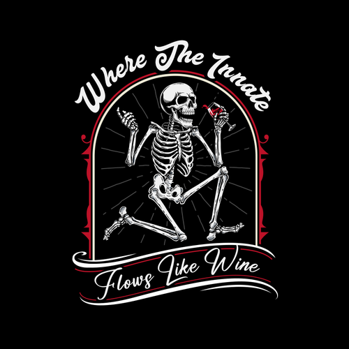 Wine design with the title 'Wine Logo'