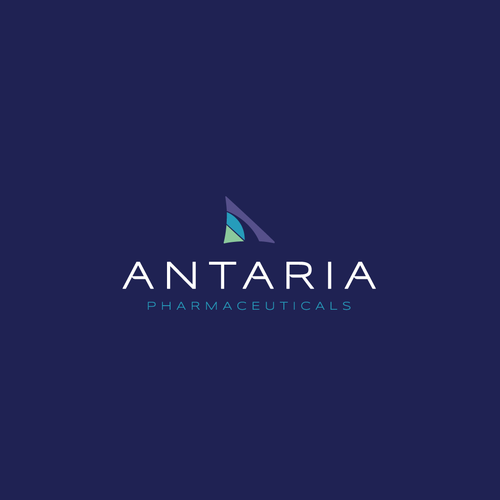 Sailing design with the title 'Antaria Logo'