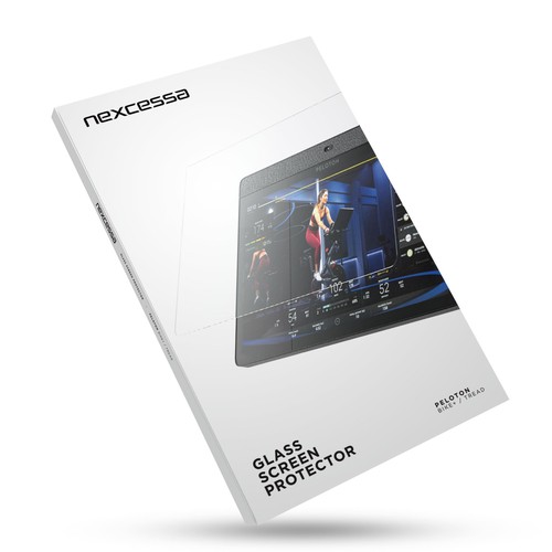 Screen design with the title 'Nexcessa Screen Protector Box Design'