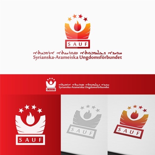 Eagle brand with the title 'Restyling a logo from an ancient symbol'