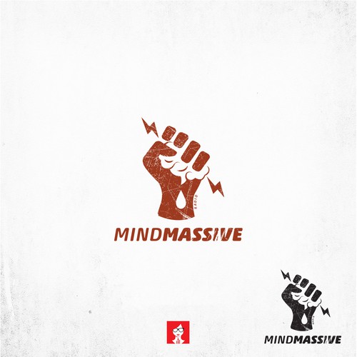 Radio station logo with the title 'Mind Massive Radio'